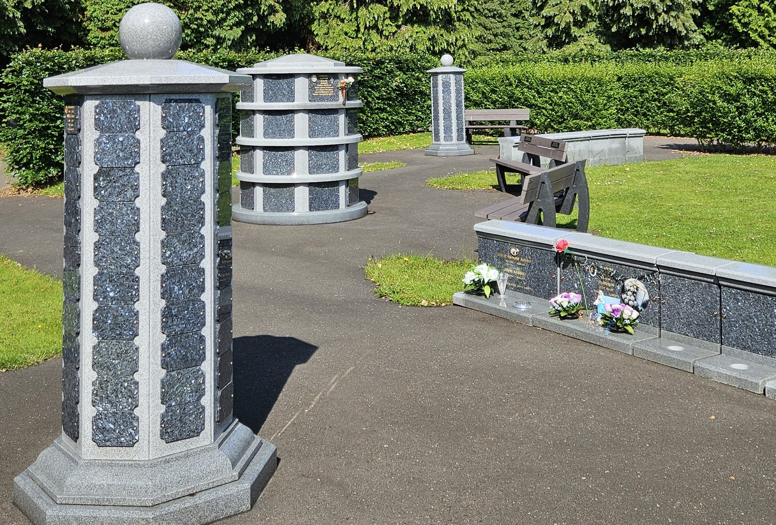 Panorama and Sanctum memorial vaults - Cardiff Bereavement Services
